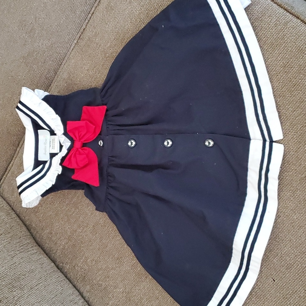 Sophie Rose toddler "sailor" dress